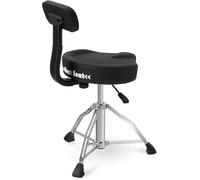 XDrum BeatSeat Drumhocker Sella Pneumatico con Schienale, Seduta a sella