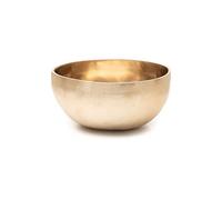 XDrum Campana Tibetana Terapeutica Tonalità A - accordata in A - per Chakra della fronte (Ajna) - diametro: ca. 18 cm - peso: ca. 700 g - lega di bronzo fatta a mano in India