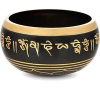 XDrum Ciotola Sonora Chhavi 13, 5 cm, Decorata con ornamenti dipinti a mano