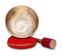 XDrum Ciotola Sonora Terapeutica E/1000g - Battuta a Mano per Chakra Plesso Solare (Manipura) - Tonalità E - Ø 20,5 cm - 1000 g - Set con Cuscino & Bacchetta Risparmio