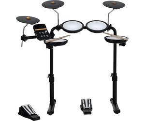 XDrum DD-250 E-Drum Set con Mesh Heads - Batteria elettronica con 4 pad mesh head, 3 pad piatti, controller a pedale Kick & Snare, rack e bacchette - 12 preset kit con 68 suoni e 10 brani playalong