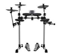 XDrum DD-400 Set Batteria Elettronica (Batteria Completa, 4 Drum Pads, 3 Cymbal Pads, Modulo Sonoro con 180 Suoni, 10 Kit Preimpostati, 40 Brani Preimpostati, USB, MIDI)