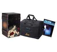 XDrum Design Series Cajon "Pugile" Set con borsa e guida (tedesco)