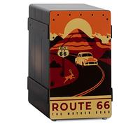 XDrum Design Series Cajon "Route 66", Cajon di design con stampa vintage