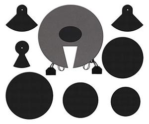 XDrum DMUTE-STG Set Smorzatori Batteria Pro Stage per Misure Cassa: 10" | 12" | 14" | 16" | 22"