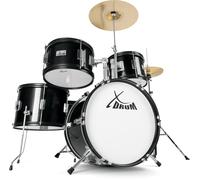 XDrum Batteria Junior Pro Black per bambini/ragazzi - Nero