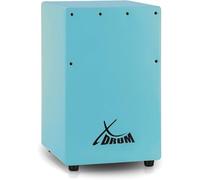 XDrum KC-37B Cajon per bambini, blu | Solo 36 cm di altezza, Adatto all’educazione musicale precoce per bambini, Completamente in betulla, Dimensioni (LxAxP): 22