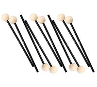 5x Bacchette Xilofono Percussioni Piatti Vibrafono Marimba Legno Pregiato 28,5cm