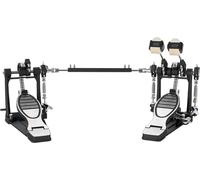 Pedale Doppio per Batteria Professionale 4 Side Beater Molto Solido e Robusto