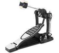 XDrum Pro Pedale Singolo, Doppia catena, 4 side beater, Piastra base | Fermapiede, Regolabile in molteplici modi, Antiscivolo, Angolo del battente liberamente regolabile, 1 x Chiave di regolazione