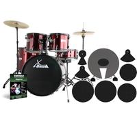 XDrum Rookie 22" Standard Batteria Ruby Red più Set Ammortizzatori