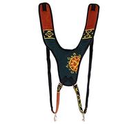 XDrum Tracolla Djembe Eco Colorata, Tracolla per portare Djembé | In poliestere resistente, 2 moschettoni, Regolabile in lunghezza da 60 a 76 cm, Larghezza tracolla: 8 cm, Peso ca. 200 g