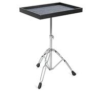 XDrum UPT1 Universal Percussion Table - Adjustable Height - 56x40 cm - Soft Felt Base - Stable Tripod Frame - Ideal for Musicians, Mixer, Laptop & more - Black