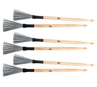 XDrum WTD-1L Wire Tap Drumstick Brushes Set da 3, Versatile, 5 cm