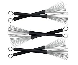 XDrum XJB2 Spazzole Wire Drumstick SET 3x, Spazzole metalliche, 3 paia