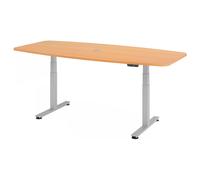 XDSM 22 S | Scrivania - Faggio 220 x 103 regolabile in altezza elettrico