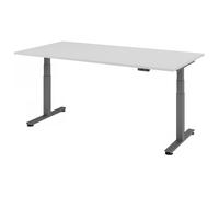 XDSM 2E G | Scrivania - Grigio 200x100 regolabile in altezza elettrico