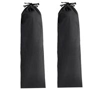 Xdyyjrasa Custodia con coulisse - Borsa lunga in nylon con coulisse da 2 pezzi, impermeabile ad asciugatura rapida per palo da tenda, bastoncino da trekking, treppiede, ombrello 8x24 pollici