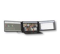 Xebec Estensore per schermo per laptop Tri-Screen 3 | Monitor portatile per laptop da 13 ″ a 18 ″ | Due display 1080p tramite un cavo USB-C | Plug and Play | Custodia da viaggio inclusa (Tri-Screen 3