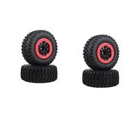 XEBRAD 110mm RC Car Beadlock Pneumatici in Gomma Cerchioni Set 1/10 Short Course Truck, for ARRMA, SENTON 4X4 550 Mega, for XLH, 9125, for, for Traxxas, Slash Pneumatico per Auto RC(AX-3009)