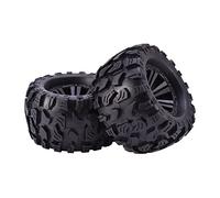 XEBRAD 2 Pezzi 12mm Hex 125mm Ruote Pneumatici 1/10, for Monster, Truck off Road, for HPI, for HSP, Savage XS TM Flux, for LRP, Pneumatico per Auto RC