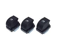 XEBRAD 3 pezzi SET Master Electric Power Master Window Switch Car Window Lift Control Switch Button Anteriore Posteriore Destro, for, A4 B6 8ED959855 Interruttore alzacristalli auto