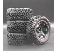 XEBRAD 4 Pezzi 1/16 RC On-Road Rally Pneumatici 75mm, for HSP, 94123 94122 Pneumatico per Auto RC(701A-7004)