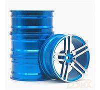 XEBRAD 4 Pezzi 1 Set Cerchioni in Lega di Alluminio, for HPI, for HSP, Modello RC 1:10 Auto da Corsa su Strada, for HSP, 94123/94122/94103 D4/D3/CS Pneumatico per Auto RC(405B)