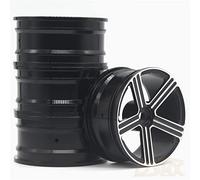 XEBRAD 4 Pezzi 1 Set Cerchioni in Lega di Alluminio, for HPI, for HSP, Modello RC 1:10 Auto da Corsa su Strada, for HSP, 94123/94122/94103 D4/D3/CS Pneumatico per Auto RC(205H)
