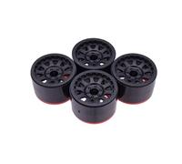 XEBRAD 4 Pezzi AX- 2014 2. Cerchioni da 2 Pollici mozzo Beadlock 1/10 RC Crawler, for Axial, SCX10, for Traxxas, Pneumatico per Auto RC