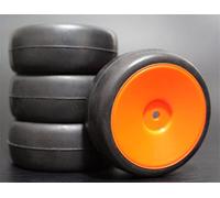 XEBRAD 4 Pezzi di Pneumatici da Corsa RC in Gomma for Auto su Strada, for HSP, for HPI, 901 all 1/10, for HSP, 94123/94122/94103/D4/D3 Pneumatico per Auto RC(901R-6018)
