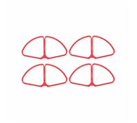 XEBRAD 4 pezzi di protezione for l'elica, for DJI, Phantom 4 Pro V2.0 Advanced Drone Puntelli a sgancio rapido Copertura di protezione for accessori paraurti Protezione elica drone(Rot)