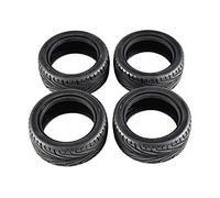 XEBRAD 4 Pezzi/Set Pneumatici in Gomma for Ruote 1/10 RC Auto da Strada, for Traxxas, for HSP, for Tamiya, for HPI, for Kyosho, RC Auto Pneumatico per Auto RC