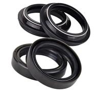 XEBRAD 43x55x11 Anteriore, forcella Ammortizzatore paraolio Parapolvere, for Aprilia, TUONO 1000R 20022010 1000 R FACTORY 20102013 Parapolvere per forcella anteriore(2xOil seal 2xcover)