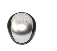 XEBRAD 5 6 velocità in pelle for auto leva del pomello del cambio for auto, for Hyundai, IX35 2012 2013 2014 2015 2016, for Kia, Cerato 2 Copertura cuffia cambio(BLACK 6 speed silver)