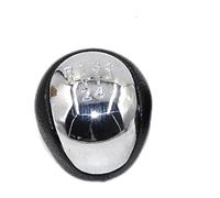 XEBRAD 5 6 velocità in pelle for auto leva del pomello del cambio for auto, for Hyundai, IX35 2012 2013 2014 2015 2016, for Kia, Cerato 2 Copertura cuffia cambio(BLACK 5 speed chrome)