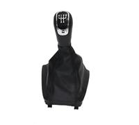 XEBRAD 5 Copri bagagliaio con cuffia pomello cambio manuale for auto a 6 velocità, for Skoda, for Superb II 2008-2012 Yeti 2009-2012 Copertura cuffia cambio(BLACK 5 speed set)