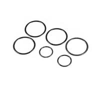 XEBRAD 6 pezzi adesivi copertura anello altoparlante audio in fibra di carbonio decorazione, for BMW, X5 E70 X6 E71 F15 X6 F16 2008-2013 Rivestimento per altoparlanti auto