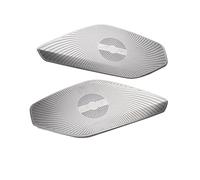 XEBRAD Accessori auto Colonna anteriore Tetto Corno Cappuccio Copertura altoparlante Suono Cornice decorativa Paillettes, for Mazda, MX-5 RF MX5 ND 2016-2020 Rivestimento per altoparlanti auto(WHITE)