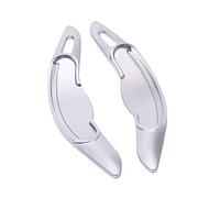 XEBRAD Accessori for cambio automatico al volante dell'auto, estensioni in alluminio for palette del, for MINI, Gen 3 F56 Cooper S JCW tutti i modelli Leva del cambio al volante(Silver)