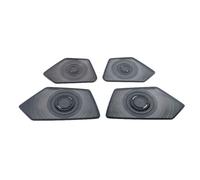 XEBRAD Adesivo copertura altoparlante o, for, A3 2020 2021 Altoparlante o for auto Copertura altoparlante for portiera Accessori interni Rivestimento per altoparlanti auto(Schwarz)