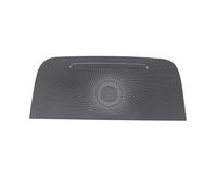 XEBRAD Auto Car Copertura Dell'altoparlante In Acciaio Porta Altoparlante Suono Pad Trim Adesivo Accessori Interni, for Lincoln, Aviator U611 2020-2021 Rivestimento per altoparlanti auto(Black D)