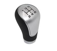 XEBRAD Auto Pomello Del Cambio Leva Gaitor Boot Copertura Cambio Manuale, for Mazda, 3, for Mazda, 2 6 Testa Ingranaggi Car Styling Assessoires Copertura cuffia cambio(BLACK 5 speed sliver)