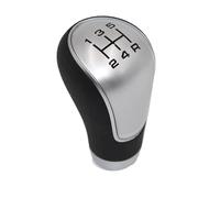 XEBRAD Auto Pomello del cambio Leva Gaitor Copri bagagliaio Cambio manuale, for Mitsubishi, OUTLANDER EX GRANDIS Lancer-ex Copertura cuffia cambio(BLACK 5 speed sliver)