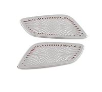 XEBRAD Auto Porta Cancello Altoparlante Sound Pad Copertura dell'altoparlante Cornice decorativa Adesivo Accessori interni, for Buick, Regal 2018-2021 Rivestimento per altoparlanti auto(Matte Silver)