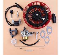 XEBRAD Avviamento a Strappo Carburatore Bobina di accensione Governatore Asta Collegamento Kit Molla Motore Rasaerba for GX390 GX 390 188F 190F 13HP 28400-ZE3-W01ZP Avviamento a Strappo