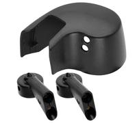 XEBRAD Braccio tergicristallo posteriore dado bullone tappo coperchio rondella ugello getto, for Audi, A1 Sportback A3 8P 8V A4 B6 B7 B8 B9 A6 C6 C7 Q3 Q5 Q7 Ugello per parabrezza auto(Nozzle With Cap