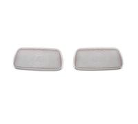 XEBRAD Car Door Audio Copertura dell'altoparlante Altoparlante Trim Adesivo Accessori interni in acciaio, for Mercedes-Benz, Classe E W213 2017-2021 Rivestimento per altoparlanti auto(Brushed Silver)