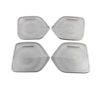 XEBRAD Car Styling Audio Altoparlante Auto Altoparlante Decorazione Coperture Adesivi, for Lincoln, Corsair 2018-2020 Accessori interni Rivestimento per altoparlanti auto(WHITE)