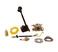 XEBRAD Carburatore Bobina di Accensione Magneto Candela Guarnizione Parti di motoseghe, for Zama, Carb, for Husqvarna, 136 137 141 142 36 41 C1Q-W29E Kit carburatore a 2 Tempi